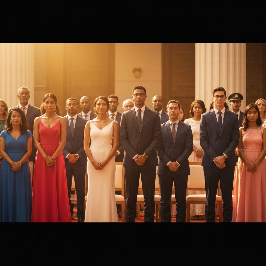 Graduates being commissioned